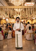 Korvai Silk Dhoti 11Kan a traditional attire | kannika