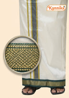 Korvai Silk Dhoti 11Kan a traditional attire | kannika