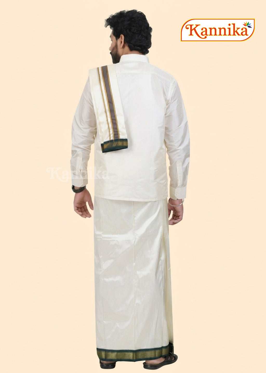 Korvai Silk Dhoti 5 Kan a ethnic wear for men | kannika