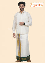 Korvai Silk Dhoti 13Kan a ethnic wear for men | kannika