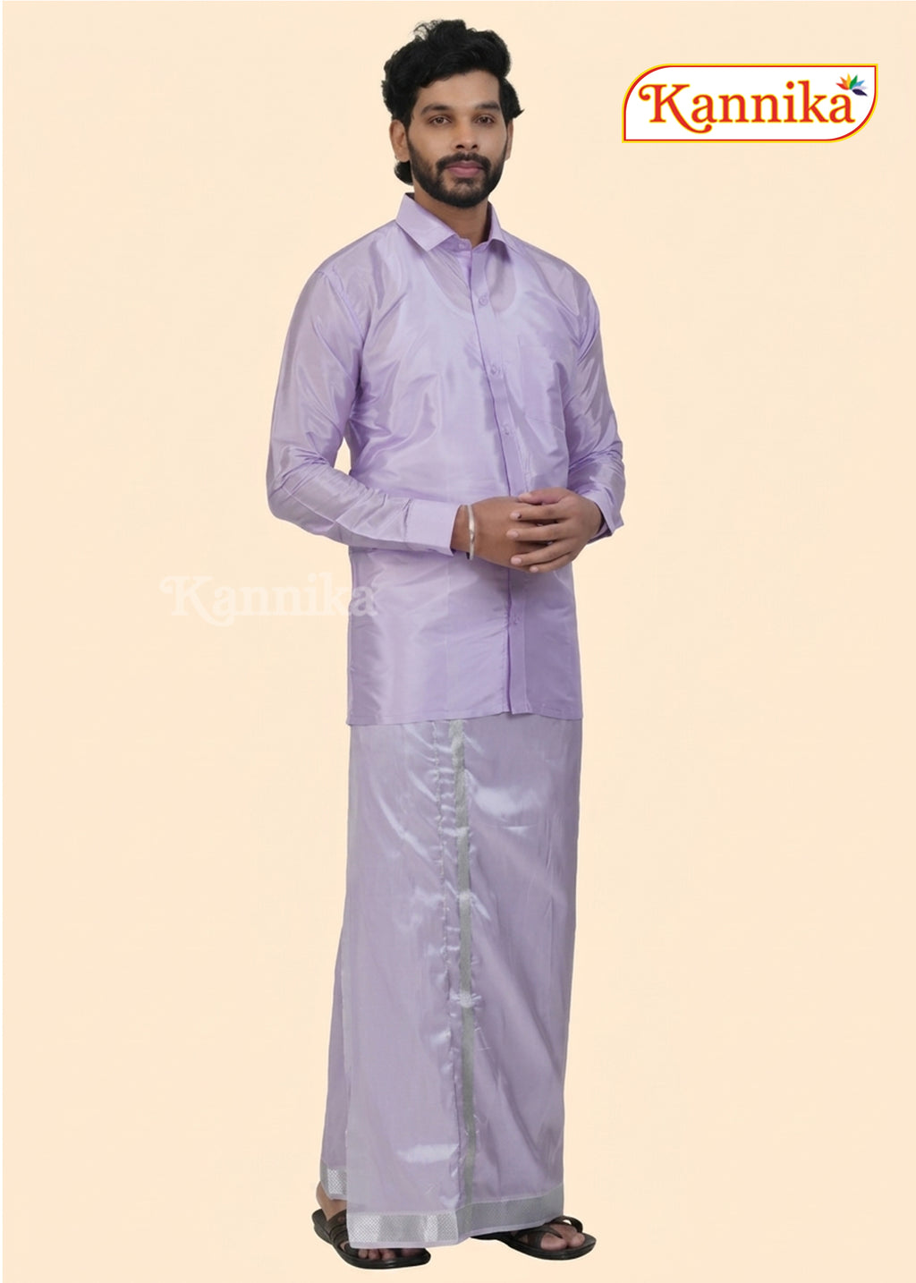 Mappillai Dhoti Suit Sets For Wedding Art Silk